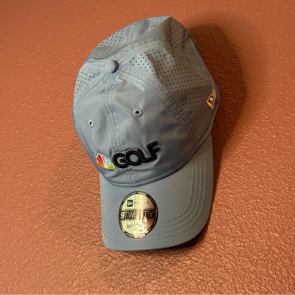 NWT New Era Golf Channel NBC Sports Light Blue Hat